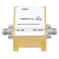 Fairview FMAM1032  4.5 dB NF Low Phase Noise Amplifier Operating From 1.5 GHz to 5 GHz with 14 dB Gain, 17 dBm P1dB and SMA