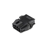 Molex 201444-1208 Plug Housing NANO-FIT PLUG HSG DR 8CKT PANEL BLK