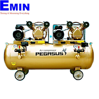 KOCU TM-2x2-3HP-230L Belt Air Compressor 2 Compressing End - 2 Motor