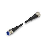 AMP Connectors - TE Connectivity 1-2273112-4 Sensor Cables / Actuator Cables 3pos PVC 1.5mM12strt plg to M12 strt sck