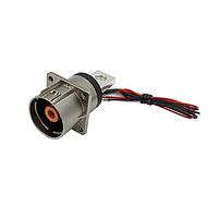 Amphenol Technical Products PL00V-501-10PM8 Connectors 14.0MM POWERLOK SINGLE WAY RECEPTACLE BUSBAR WITH M8 PEMNUT V KEY