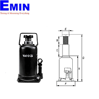 Yato YT-1709 Hydraulic bottle jack 30T