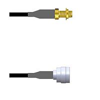 Amphenol Custom Cable Q-2Y0550008024i RF Cable Assemblies SMA-SJB/TNC-SP RG58 24I