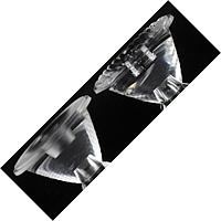 LedLink Optics LL01ED-BCQ15L06 Lens Assembly LensCree MC-E 15 Deg 34.75mmX19.25mm