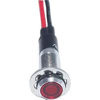 Mallory Sonalert FL1M-8FW-1-R24V Indicators LED RED 8MM NUT 24VAC/DC