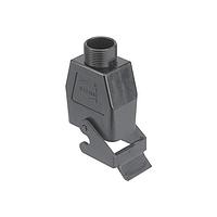 HARTING 09120080727 Hoods CABLE TO CABLE HOOD BLK 1 LVR LCKING