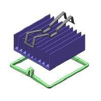Advanced Thermal Solutions ATS-X53400G-C1-R0 Component BGA Cooling Solutions with superGRIP Attachment, High Performance, 40x40x12.5mm