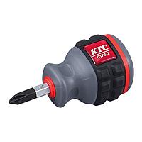 KTC D1PS-2 Plastic Grip Stubby Screwdriver (25mm x 75mm)