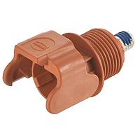 HARTING 09930010106 Housings Han S Screw Mount Housing, red, M20, w/ male contact M8 w/ Tuflok protection