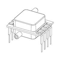 Amphenol All Sensors DLLR-L10D-E2ND-C-NAV6 Board Mount Pressure Sensors +/-10 in H2O DP Opp Non-Barbed DIP 16Bit