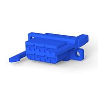 AMP Connectors - TE Connectivity 171183-4 Board to Board & Mezzanine Connectors FF 250 REC HSG 6P NYLON BULE