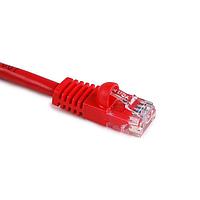 HellermannTyton PCRED5 Cat 5e Category 5e Patch Cord, 5.0 ft, Red, 1/pkg