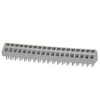 Same Sky (formerly CUI Devices) TBL007A-500-19GY Fixed Terminal Blocks Terminal block, screwless, 5.00, 45, 19, Gray