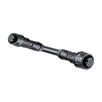 Amphenol LTW AB-AZ10FL-AZFL-QCA05 Sensor Cables / Actuator Cables X-Lok, Mini Size, Plastic, 1.5A, 10 pins, Female Connector, Female Contact, Straight-to-Straight, Push Lock, Overmolded Double Ended, Length 500mm, IP68