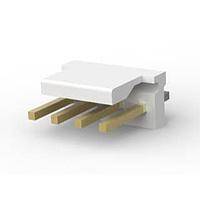 AMP Connectors - TE Connectivity 641208-4 Unshrouded FRCTN LK HDR STR 4P Square post gold