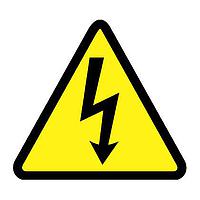 Panduit WL32Y Safety Sign Warning Label Vinyl Electrical Symbol