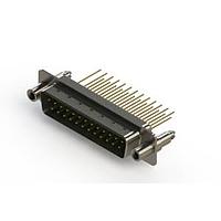 EDAC 627-M25-623-GN6 D-Sub Connectors - Standard Density Vertical Machined D-Sub Connectors