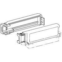 AMP Connectors - TE Connectivity 1-552496-1 Accessories STRAIN RELIEF CVR 64 90 Snap-On