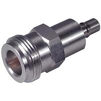 HUBER+SUHNER 31_N-QMA-50-1/1--_NE RF Adapters - Between Series N jack(f) to QMA jack(f)