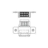 AMP Connectors - TE Connectivity 591856-1 Terminal Block Tools & Accessories TJ F/B 20E BRACKET & 5 DIODES