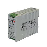 Carlo Gavazzi SPD48301 Switching Supplies Switching Power Supply, AC/DC, 30W, 48V, Screw Terminals, IP20, DIN-Rail Mounting, Over-load, Over-voltage and Short-circuit Protections, 40.5x90x114mm housing