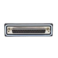 NorComp SDF-V37-213L011 Receptacle 37 pin vert solder F flash 4-40 int thrd
