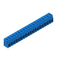 Wurth Elektronik 691101810010 Wire Protectors WR-TBL 10.0mm pitch Modular THT Blue Horizontal cable entry Wire Protector 12.6mm height 10P