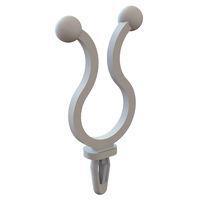 Essentra Components 23EZS0500C0040 Twister for Cable Twist Lock, Snap in, .500 Hold, .040 Spacer