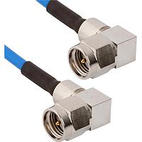 Amphenol SV Microwave 7029-3381 RF Cable Assemblies SMA M RA - SMA M RA 6in CA for .085 Cbl