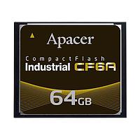 Apacer AP-CF001GRBNS-NRG Compact Flash Cards Industrial CF6A SLC 24nm Non-DMA Non-Removeable 1GB