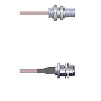 Amphenol Custom Cable Q-07021000R096i RF Cable Assemblies BNC-SJB/N-SJB G316D 96I