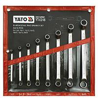 Yato YT-0248 Bi-hexagonal ring spanner set 8pcs