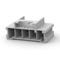 AMP Connectors - TE Connectivity 1-1969688-5 Shrouded 1 X 5 PCB Header PC Board Mount