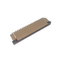 Amphenol FCI SFW18R-2STGE1LF Board Mount 1.00mm Flex Connector, SFW-R series, 18 Position, Top side Contact, Side Entry Surface Mount ZIF Connector, Lead Free, Selective Gold plated Terminals with Gold-plate Solder-tail.