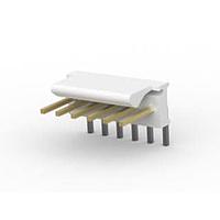AMP Connectors - TE Connectivity 3-641127-6 Unshrouded 06P MTA100 HDR ASSY FL/RA LF