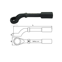 TOPTUL AAAU3838 Slogging Ring Wrench 45° Offset (38mm, L=300mm)