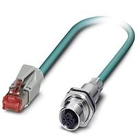 PHOENIX CONTACT 1408357 Ethernet Cables / Networking Cables NBC-M12FSBPS- R4AC-93E/0,5-OR