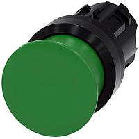 SIEMENS A6X30136574 Mushroom MUSHROOM PUSHBUTTON. 30MM. GREEN