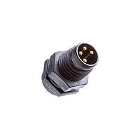 Amphenol LTW 8AP-05PMMS-SF7001 Straight Guided M8 Circular Metric Connector, Plastic, 1.5A, 05 pins, Male Connector, Male Contact, Hexagonal, Screw Thread, Solder, Receptacle, Front Fastened, IP67 Unmated