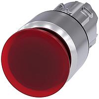 SIEMENS 3SU10511AA200AA0 Mushroom ILLUM PUSH PULL, RED, MH CAP O30MM