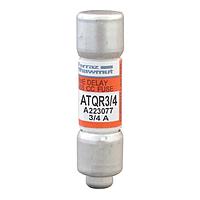 Mersen ATQR3/4 Power Fuses Fuse; Time-Delay; Class CC; 200kA I.R AC/100kA I.R DC; 600VAC/300VDC; .75A