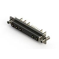 EDAC 628-17W5624-5N4 Mixed Contact D-Sub Connectors Vertical Combo Dsub