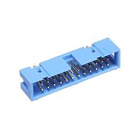 AMP Connectors - TE Connectivity 2-1761605-8 Shrouded IDC LOW PRO HDR 24P RA BLUE