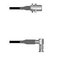 Amphenol Custom Cable Q-2300U000D007i RF Cable Assemblies N-SJB/HDBNC-RP LMR19 7I