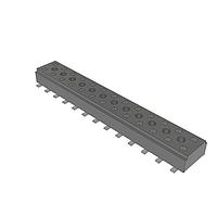 Samtec CLT-113-02-S-D-A Sockets Low Profile Dual-Wipe Socket, 2.00 mm Pitch