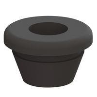 Essentra Components QFG-16222 Quick-Fit Grommet,Hole,Flex,Black,.47 in Hole