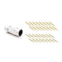 Amphenol SINE Systems MA5CAP1600-S3-KIT Standard Circular Connector 16 position straight plug connector kit, Checkmate , P type, counter-clockwise insert  11-15mm cord grip, male contacts included