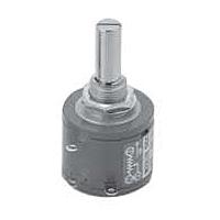 Nidec Components M22L10-000-102 Long Life Potentiometer 3600 degree electrical angle, 2 W, 1 kOhm resistance, sensing multiturn wirewound, .2% linearity, 22mm diameter, solder lug terminals