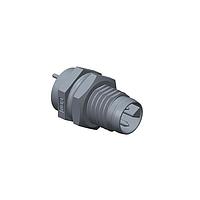Amphenol LTW 8A-04PMMP-SF7001 Circular Metric Connectors Guided M8 Circular Metric Connector, Metal, 3A, 04 pins, Male Connector, Male Contact, Hexagonal, Screw Thread, PCB 180 , Receptacle, Front Fastened, IP67 Unmated