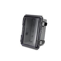 Bud Industries PTQ-11038-C NEMA/IP Rated PC+10% Fiberglass Box with Stainless Steel Latch (3.9 X 5.9 X 3.4 In)
